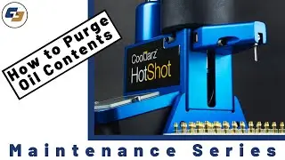 How to Purge Oil - CoolJarz&trade; HotShot&trade; A-10 Cartridge Filling Machine - Maintenance Videos