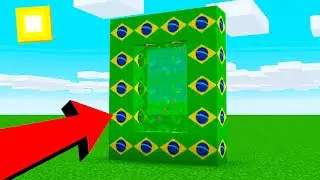 🌎 Fui para o BRASIL no MINECRAFT (&eacute; verdade, funciona!)