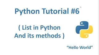 Python Tutorial in Hindi | List in Python and Its method