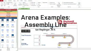 Arena Examples: Assembly Line | Stations & Conveyors