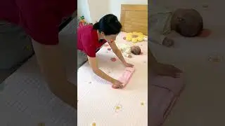 DIY Baby Head Shaping Pillow &mdash; Can a Homemade Pillow Really Help?#shorts #babycare