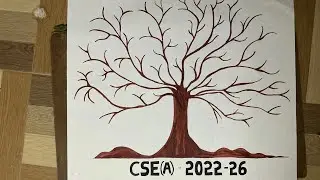 Fingerprint Tree Art 🌳| Simple Yet Beautiful Drawing Idea 