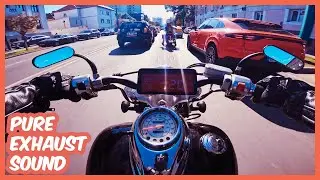 [4K] Yamaha XVS 650 POV - PURE ENGINE SOUND ONLY