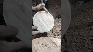 how to make a wooden plate #wood #woodscraft #woodworking @Totalwoodworking