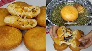 Chicken donuts recipe, Cheesy chicken donut, No Bake stuffed bun