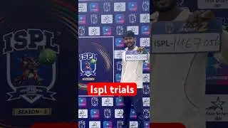 Ispl season 3 Trials #cricket #ispl #cricketlover #ispl2025 #viral #shorts #cricketevent