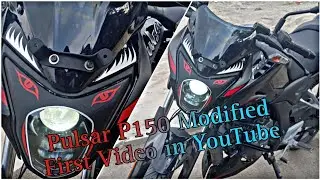 Pulsar P150 Headlight Modified | Pulsar P150 Modified 2023 || New Eyes Look ||
