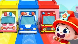 🔴Super Heroes - Firefighter, Policeman, Doctor | Rescue Team | Nursery Rhyme & Kids Songs | BabyBus