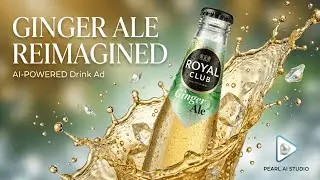 Ginger Ale Reimagined &ndash; Stunning AI-Driven Drink Ad | Pearl AI Studio