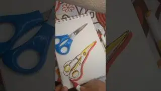 Easy sketch #scissors#art #artistvlog #artandcraft #drawing #markers #sketchbookideas #artist #new