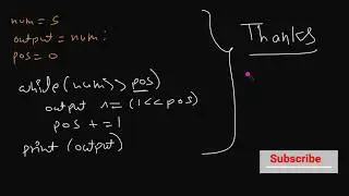 Number Complement  #476 | LeetCode | May LeetCoding Challenge