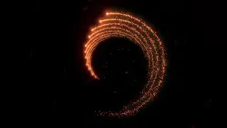 particle swirl circle  - Download Stock Footage