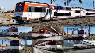 Ferrocarril espa&ntilde;ol : Trenes de viajeros Cercan&iacute;as RENFE Madrid 450 446 / Spanish Commuter Trains