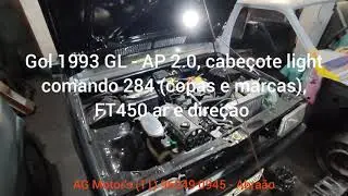 Gol 1993 GL aspirado 2.0 - cabe&ccedil;ote light comando 284 - FT450