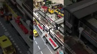 Lego city train layout 2020 with new drawbridge and sound effects