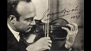 Joseph Szigeti : Paganini - Caprice No.9 & 24 (1933, 1927)