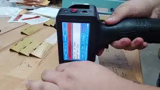 SNEED-JET Titan T6 Handheld Printer - Coding Small Metal Brackets