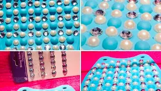DIY $4.00 Bling Brush Cleaning Rubber Mat!