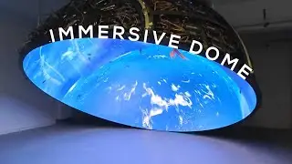 A dome delivers stunning immersive experience! #ImmersiveTech