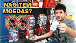 ACABOU O PROBLEMA DAS MÁQUINAS DE BOLINHA 1 REAL