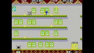 Flicky 128k Version mini gameplay 59,630 score
