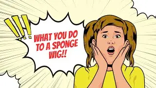 Sponge Wig!? Tangled Wig!? New update! How to easily Detangle your Wig #wigrepair #wigrevamp