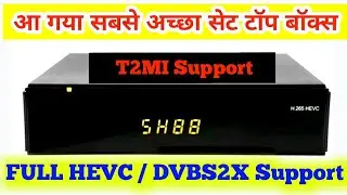 2021 New Full HD Receiver For DD Free Dish | Solid HDS2X 8181 HEVC 265 Set-top-box Unboxing