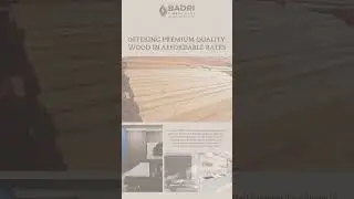 Where premium quality wood meets unbeatable affordability.  #badritimbermart #qualitycraftsmanship