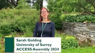 Sarah Golding at the ACCESS Assembly 2024
