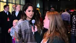 On the Spot Interviews Fan Shoutout - Becky G Says Hi to Omar