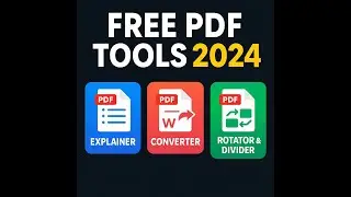 Best Free PDF Tools 2025 | Summarize, Convert & Organize PDFs in Seconds!