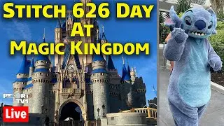 🔴Live: Stitch 626 Day at Magic Kingdom - Walt Disney World Live Stream