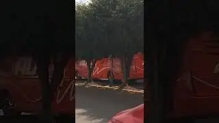 autobus au directo irizar i6 scania naranja llegando a la terminal de cordoba veracruz