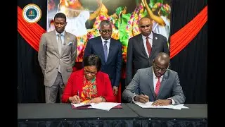 Afreximbank in Grenada | President Prof. Benedict Oramah Meets H.E. Dickon Mitchell