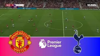 Manchester United vs Tottenham - Premier League 2025/26 / Full Match All Goals / PES 21 Gameplay