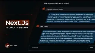 Next.js 14 - Creating my own Chat GPT