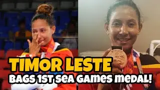 TIMOR LESTE BAGS 1ST SEA GAMES MEDAL