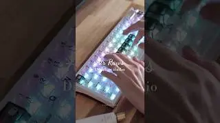 MINIMALIST keyboard build - Yunzii AL65 x AIR Raws TRANSPARENT keycaps