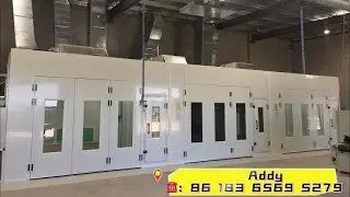 Car spray paint booth #paintbooth #spraypainting #paintingroom #painting #carrepair #carbodyshop