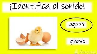 Aprendiendo a diferenciar sonidos AGUDOS y GRAVES!