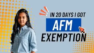 How I Scored 68 in AFM with Just 20 Days of Study | AFM Exemption | Don&rsquo;t give up