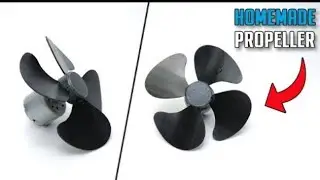 How To Make Fan Propeller From PVC Pipe At Home | Table Fan Propeller