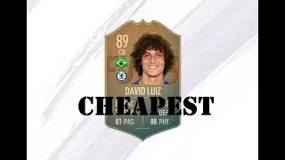 FIFA 19 - Flashback DAVID LUIZ SBC CHEAPEST SOLUTION!!!!!