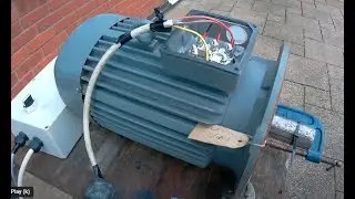 EBAY: VEM Motors 3 Phase Three Phase Electric Motor 5.5 kW, Motor TEST. Made in Germany.