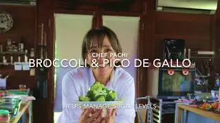 #short Chef Pachi Shorts: BROCCOLI AND PICO DE GALLO