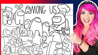 Coloring Among Us Crewmates & Imposters Coloring Pages | Among Us Coloring Videos