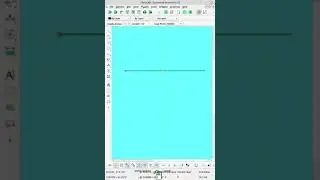 How to Draw a Horizontal Line in LibreCAD #drawing #design #cad
