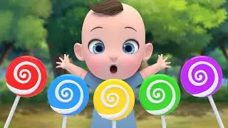 5 Color Song! | Lollipop & Baa Baa Black Sheep Nursery Rhymes | Baby & Kids Songs