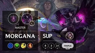 Morgana Support vs Blitzcrank - EUW Master Patch 9.9