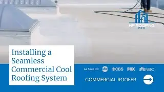 Installing a Seamless Commercial Cool Roofing System | HP Roofing PRO